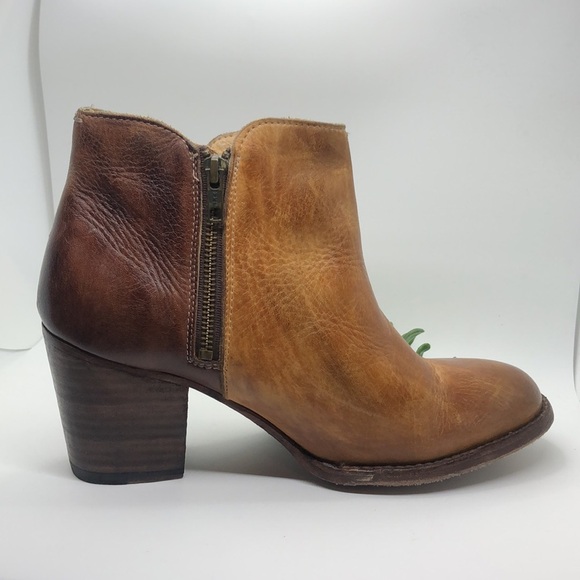 Bed Stu Yell Brown Distressed Booties-Size 11 - Picture 6 of 12